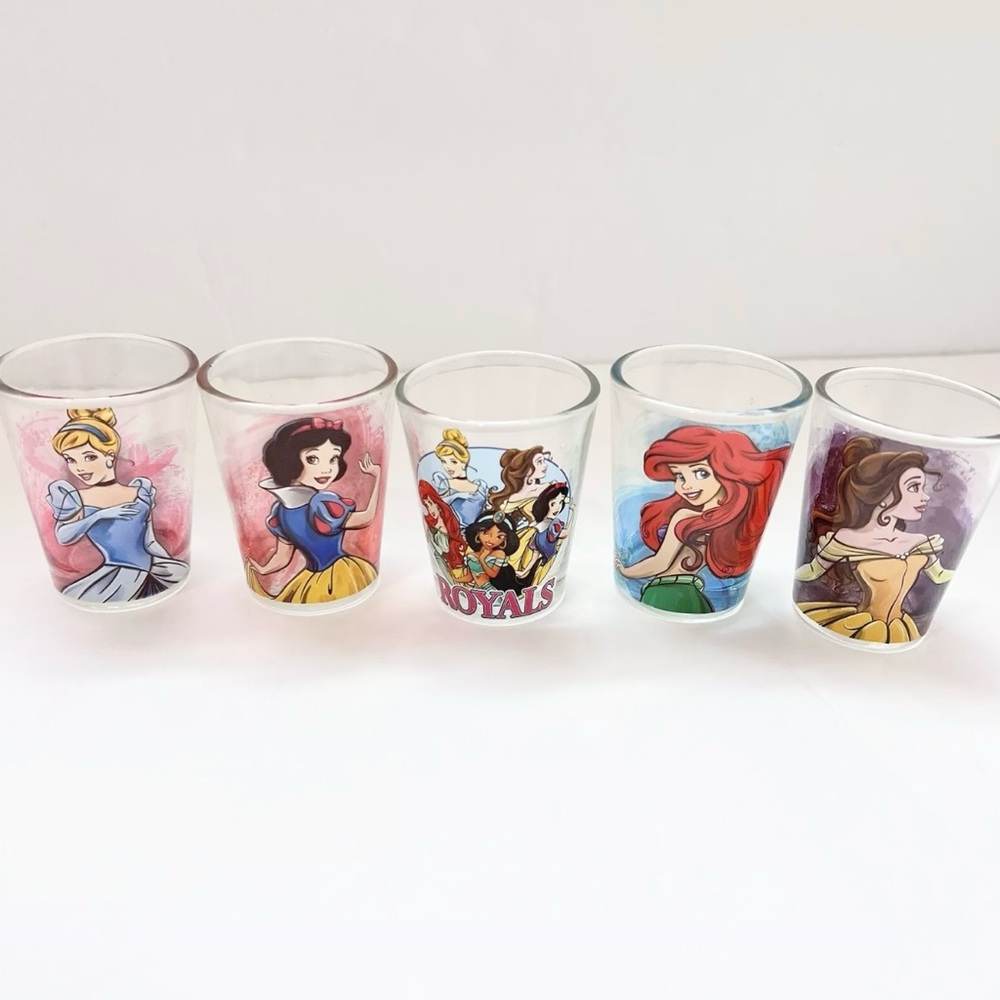 Disney Princess Glassware Set of 4  NEW‎